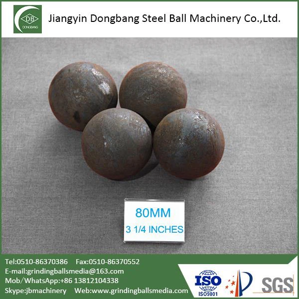 80mm Grinding Ball For Copper Ore Mine Mineral Processing