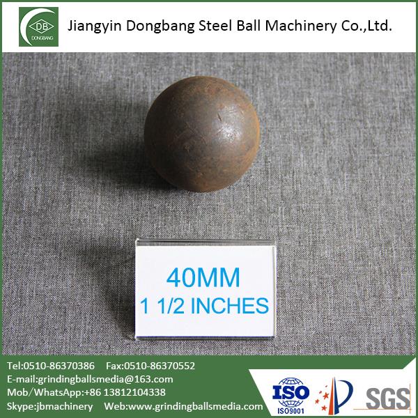 Steel Balls For Silver Ore Mine